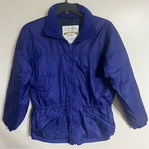 Women's Vintage Columbia X Dicks Sporting Goods Ski Jacket Size Medium Blue‎